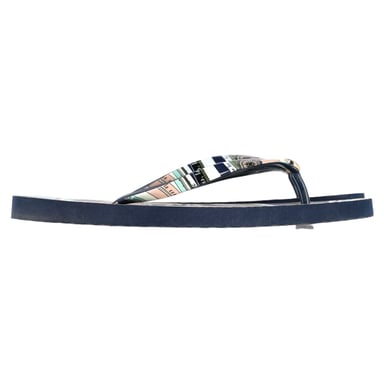 Tory Burch Bedruckte Flip-Flops aus Multicolor-Gummi