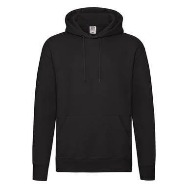 Fruit of the Loom Herren Premium Hoodie (Schwarz)