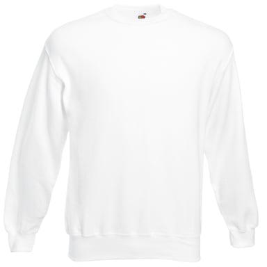 Fruit of the Loom - "Classic 80/20" Sweatshirt für Herren (Weiß)