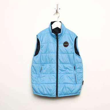 Veste sans manches Santafe Napapijri Pour Garçon en Bleu
