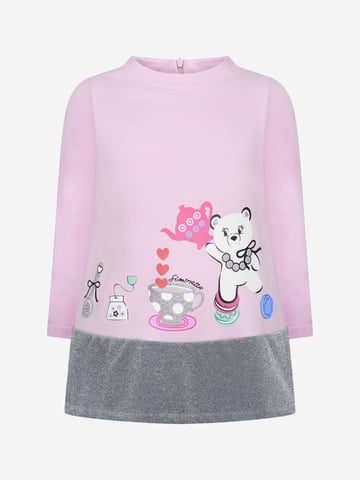 Simonetta Girls & Silver Glitter Dress