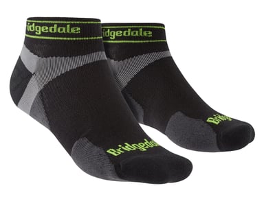 Bridgedale - Mens Running Ultralight Merino Low Socken - Schwarz