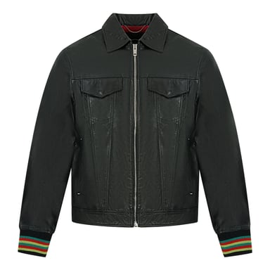 Diesel L-Light Schwarze Lederjacke