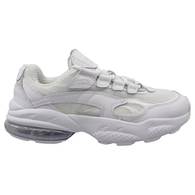 Puma Cell Gift Reflektierende Herren -Trainer Low weiße Schnürschuhe 369701 02