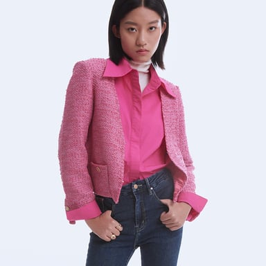 Kurze Jacke aus Tweed
