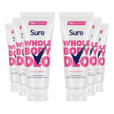 Sure Fresh Citrus Whole Body Deodorant Stick Aluminium Free 50ml, 6 Pack