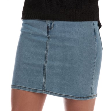 Vero Moda Hot Seven Denim Rock für Damen in Hellblau