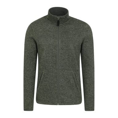 Mountain Warehouse Herren Idris III Full Zip Fleece Jacke (Grün)