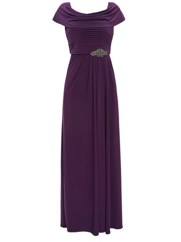 Onari Cowl Neck A-Line Matte Jersey Dress