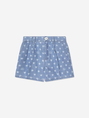 Gucci Kids Denim Shorts in Blue