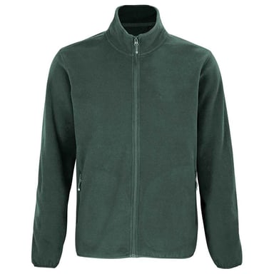 SOLS Mens Factor Recycled Fleece Jacke (Waldgrün)
