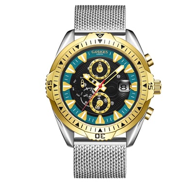 GAMAGES OF LONDON Limited Edition Hand Assembled Vanguard Automatic Two Tone Teal