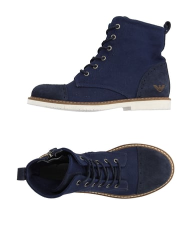 FOOTWEAR Armani Junior Dark blue Boy Bovine