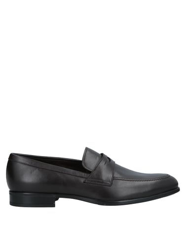 Doucal's Dark Brown Calf Leather Loafers