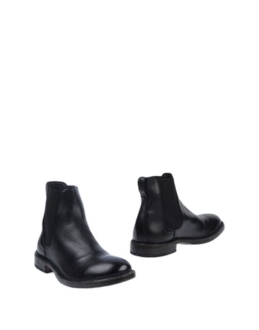 Moma Black Leather Boots