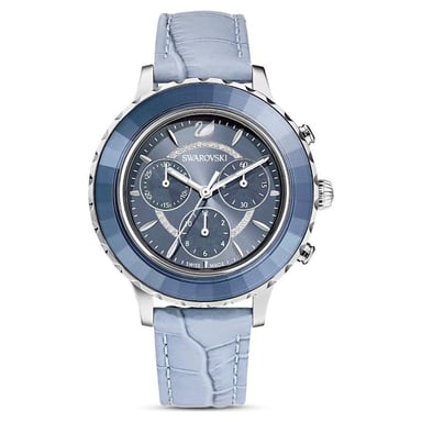 Swarovski 5580600 Octea Lux Lederarmband Chronograph Damenuhr