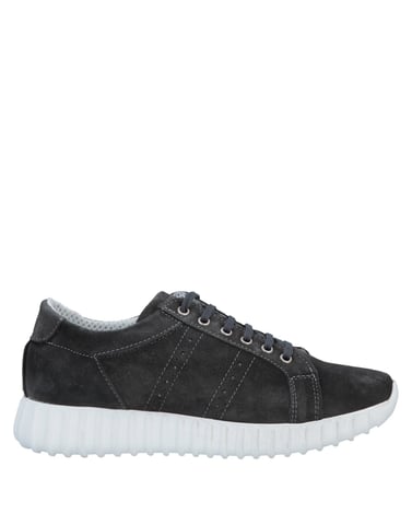 Roberto Della Croce Man Low-Top Sneakers Steel Grey Leather