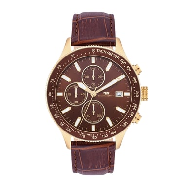 Rhodenwald   Söhne Male Genuine leather Watch 43 mm