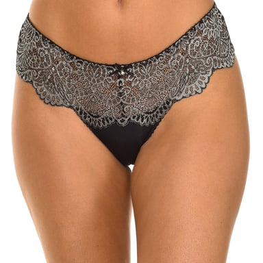 Damen-Slip aus Mikrofaser mit Spitzendetails W0AQB
