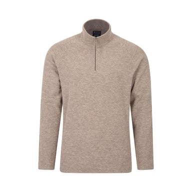 Mountain Warehouse Herren Snowdon II Fleece Top (Hellbraun)