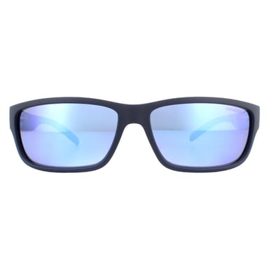 Arnette Sonnenbrille Zoro AN4271 258722 Matte Blau Dunkel Grau Spiegel Wasser Polarisiert