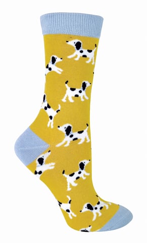 MISS SPARROW - Ladies Novelty Doggy Soft Bambus Atmungsaktive Socken