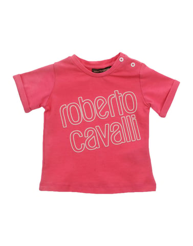 Roberto Cavalli Junior Fuchsia Cotton T-shirt