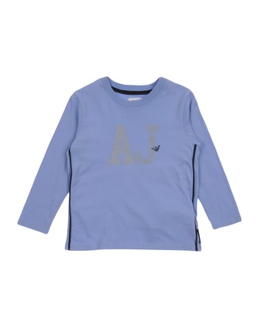 TOPWEAR Armani Junior Sky blue Boy Cotton