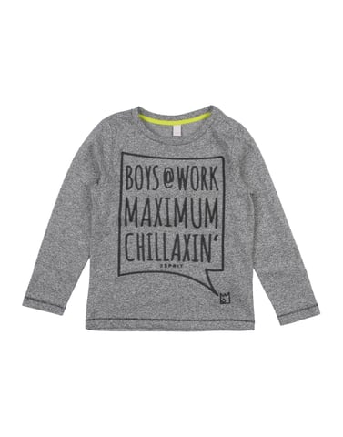 TOPWEAR Esprit Grey Boy Polyester