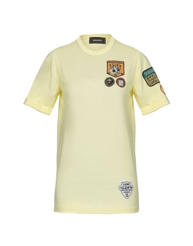 Dsquared2 Yellow Cotton T-Shirt