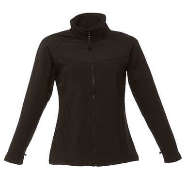 Regatta Womens/Ladies Uproar Softshell Jacket (wasserabweisend und windresistent) (All Black)