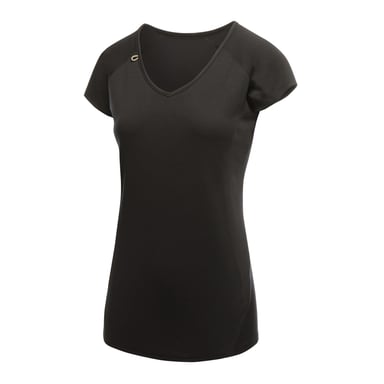 Regatta Activewear Damen Beijing Kurzarm T-Shirt (Schwarz/Schwarz)