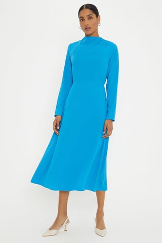 Draped Midi Dress