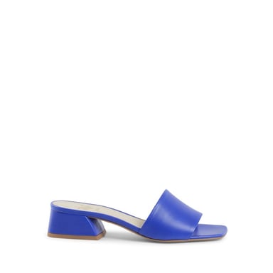 V Italia Damen Sandale Blau Neper Kid Bluette