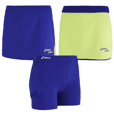 Asics Motion Dry Padel Damenblau Tennis Skort