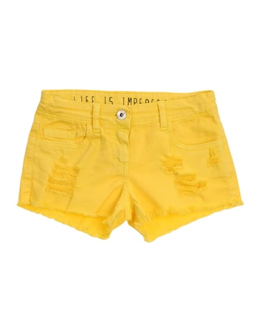 TROUSERS !M?Erfect Yellow Girl Cotton