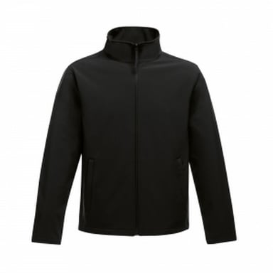 Regatta Mens Ablaze Printable Softshell Jacke (Schwarz/Schwarz)