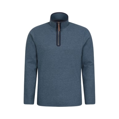 Mountain Warehouse Herren Beta Kontrast Zip Top (Hellblau)