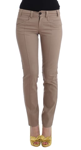 Cavalli Damen Beige Slim-Fit Kleiderröcke