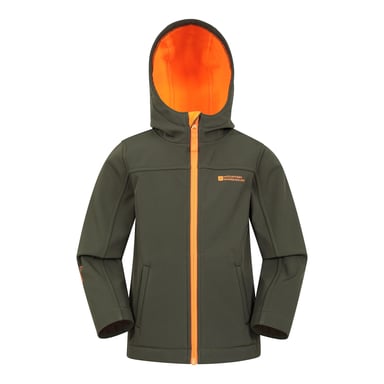 Mountain Warehouse - "Exodus" Softshelljacke Wasserbeständig für Kinder (Petrol)