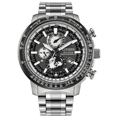 Citizen Promaster Geo Trekker Herren Silberuhr BY3006-53H