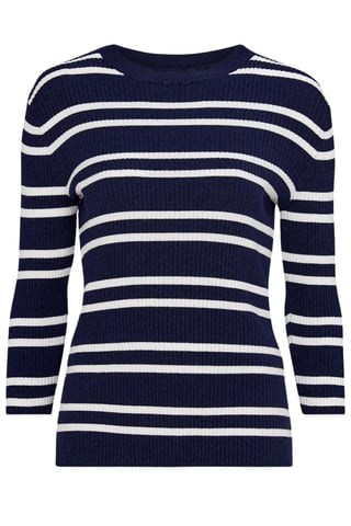 Striped Ribbed Sweater