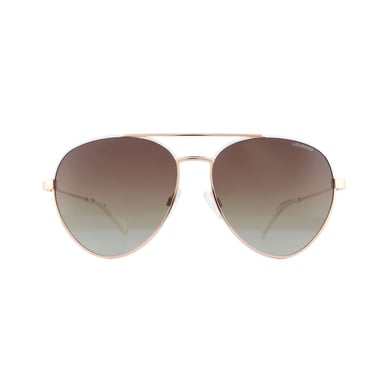 Polaroid Sonnenbrille PLD 6055/S VK6 LA Weiß Braun Gradient Polarisiert