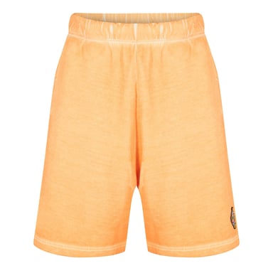Men's Marcelo Burlon Sunset Cross Over Sweat Shorts in Orange