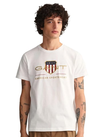 Gant | Herren T-Shirt mit Rundhalsausschnitt Archive Shield