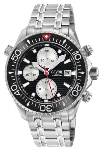 Gevril Hudson Yards Chronograph 48814B Schweizer Automatik Sellita SW500 Uhr