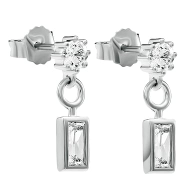 Orphelia 'Madelyn' Damen 925er Sterling Silber Tropfenohrringe - Silber ZO-7583