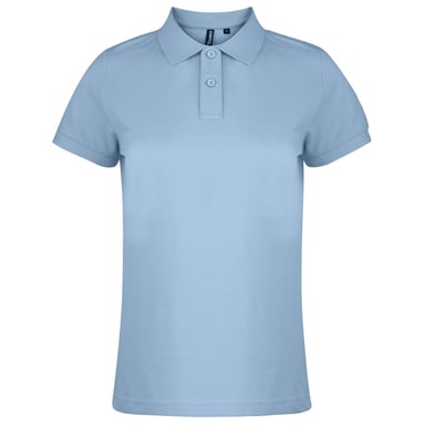 Asquith & Fox - Unifarbenes Poloshirt - Damen (Himmelblau)