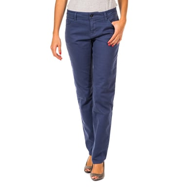 Lange wasserdichte Hose mit geradem Schnitt und Hosenboden 36691042 Frau