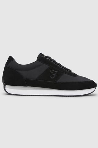 Schwarz 'Darton' Lässige Schnürschuhe